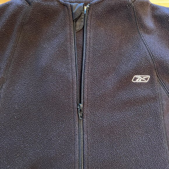 Reebok Women's Black Fleece Vest Size XL - Picture 6 of 9